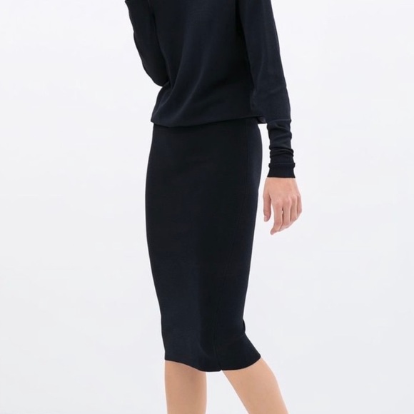 Zara knit pencil skirt Clearance